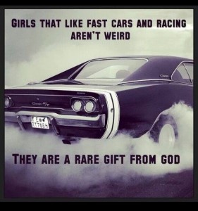 Girls who like cars